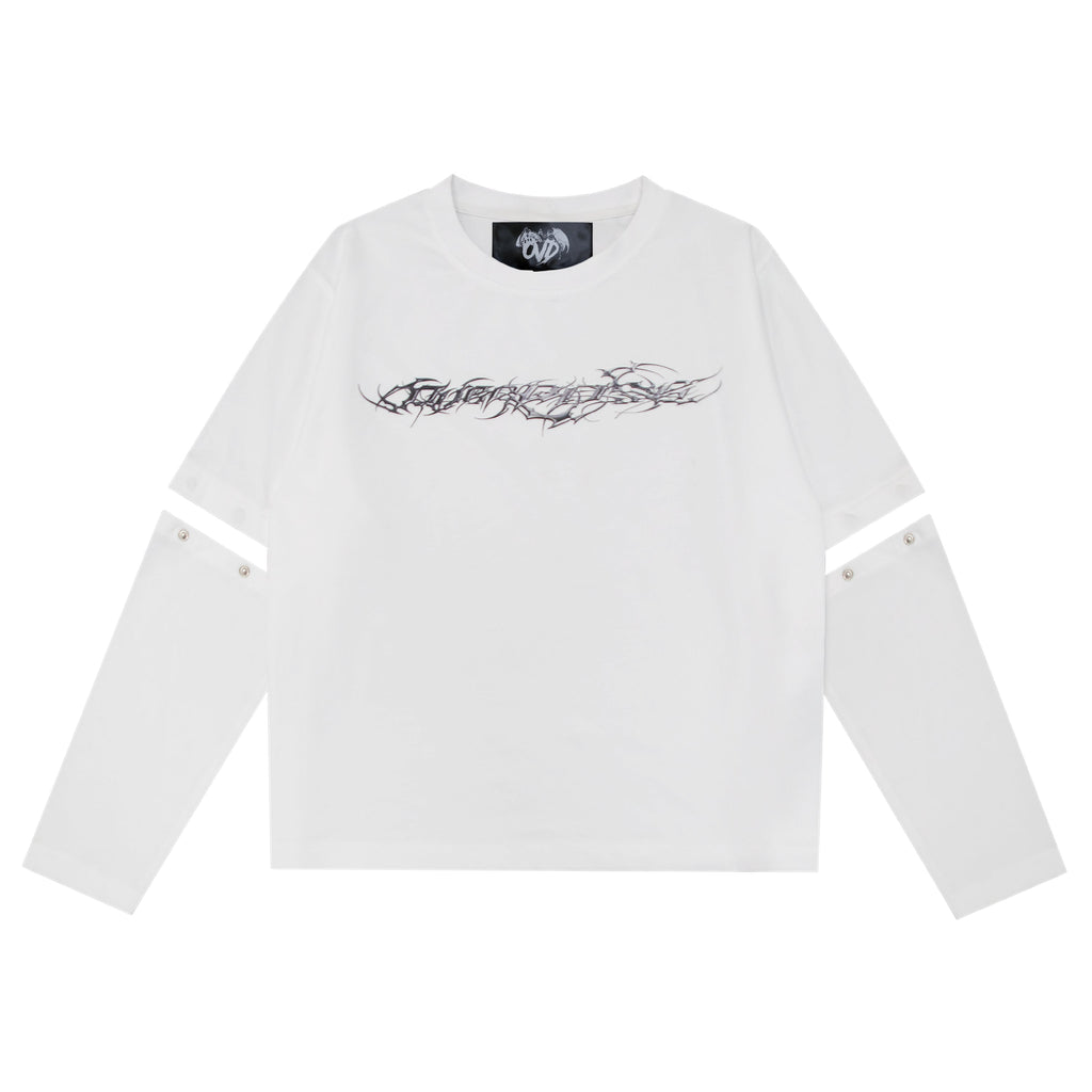 "TRIBAMETAL" LOGO TRNSFRMR L/S - ANGEL