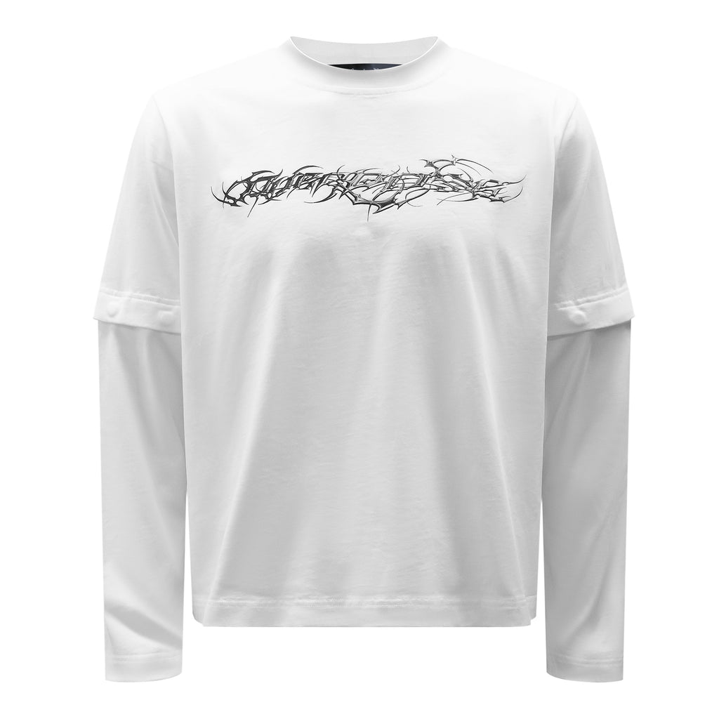 "TRIBAMETAL" LOGO TRNSFRMR L/S - ANGEL