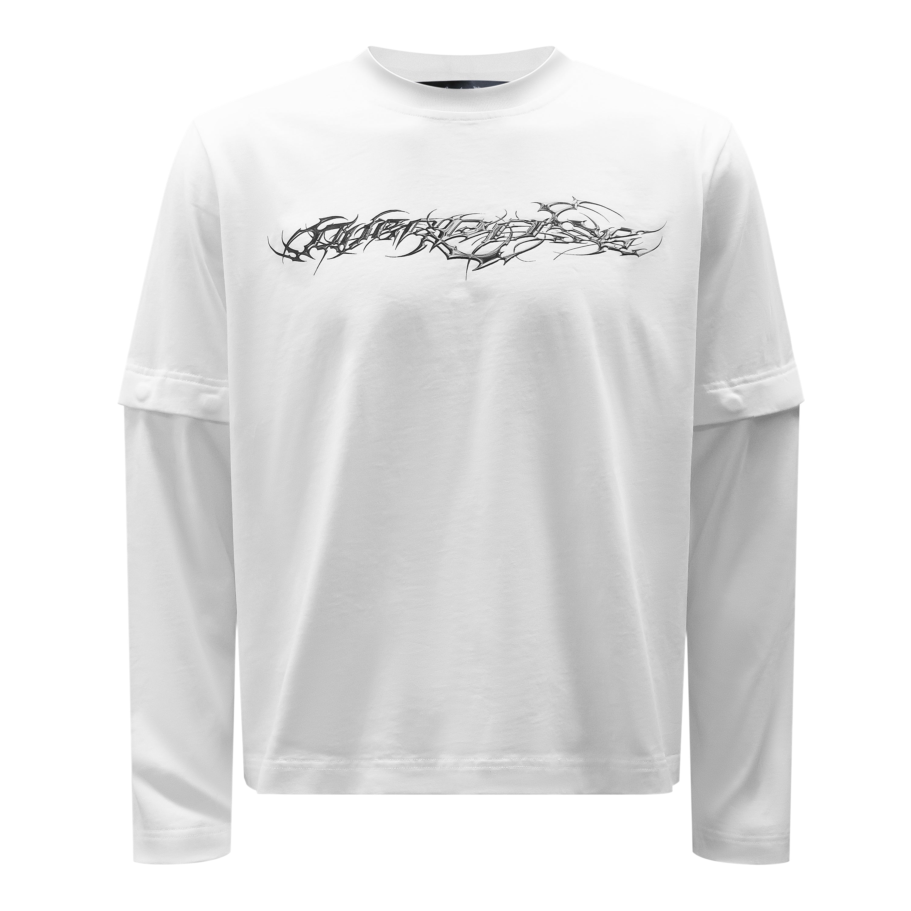 "TRIBAMETAL" LOGO TRNSFRMR L/S - ANGEL